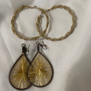 Gold earring bundle!